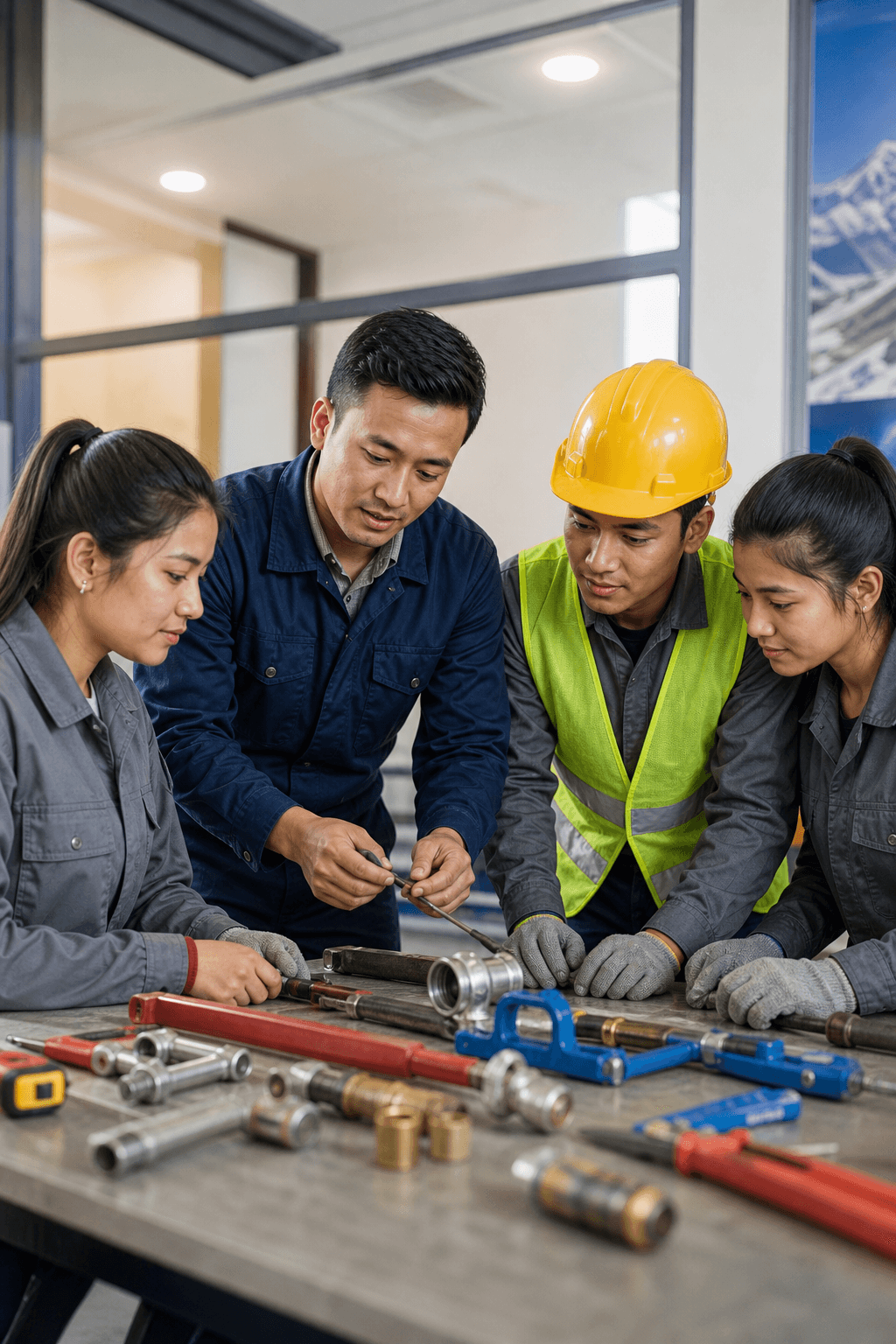 Nepalese worker training